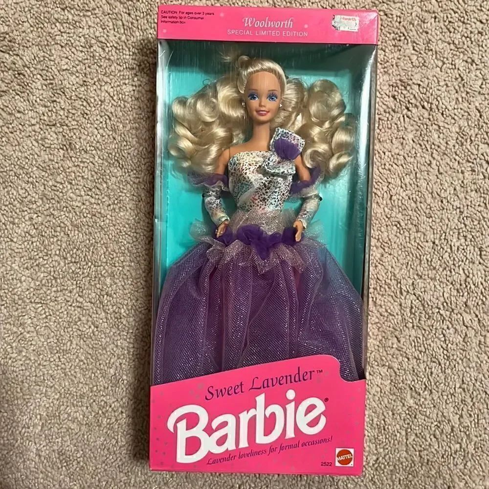 Sweet Lavender Barbie New In Box Woolworth Special Limited Edition